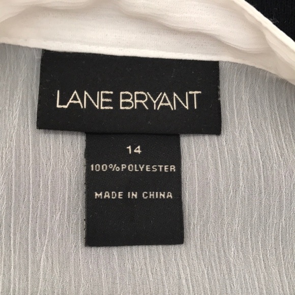 🌺Lane Bryant off white sheer  blouse size 14 - Picture 5 of 7